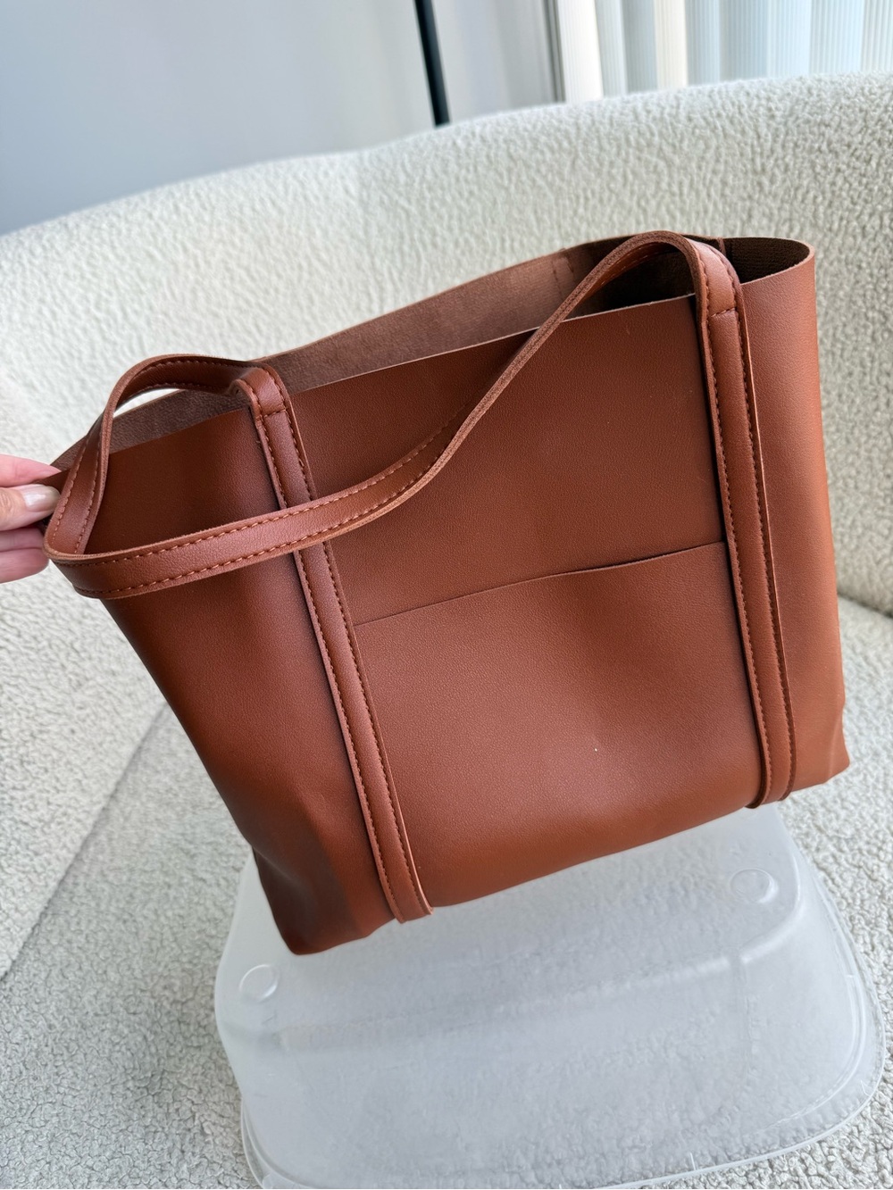 Henny+Lev Classic Brown Tote Bag